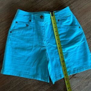 Talbots blue high waist shorts